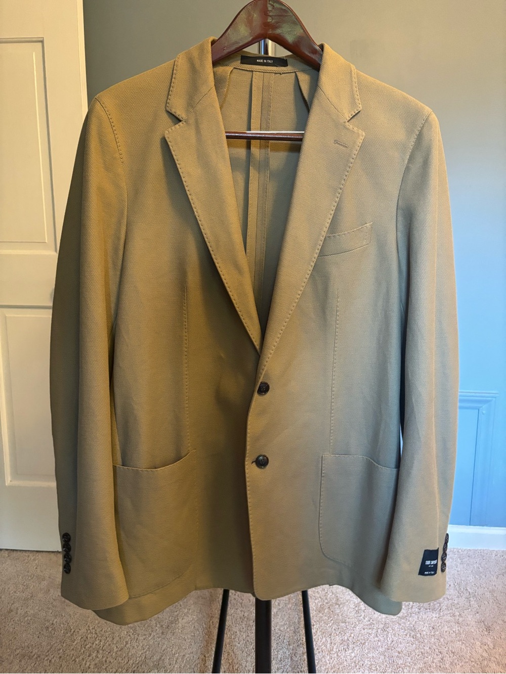 NWT Todd Snyder Italian Knit Sport Coat 44L Pine Cone Made in Italy $698 MSRP